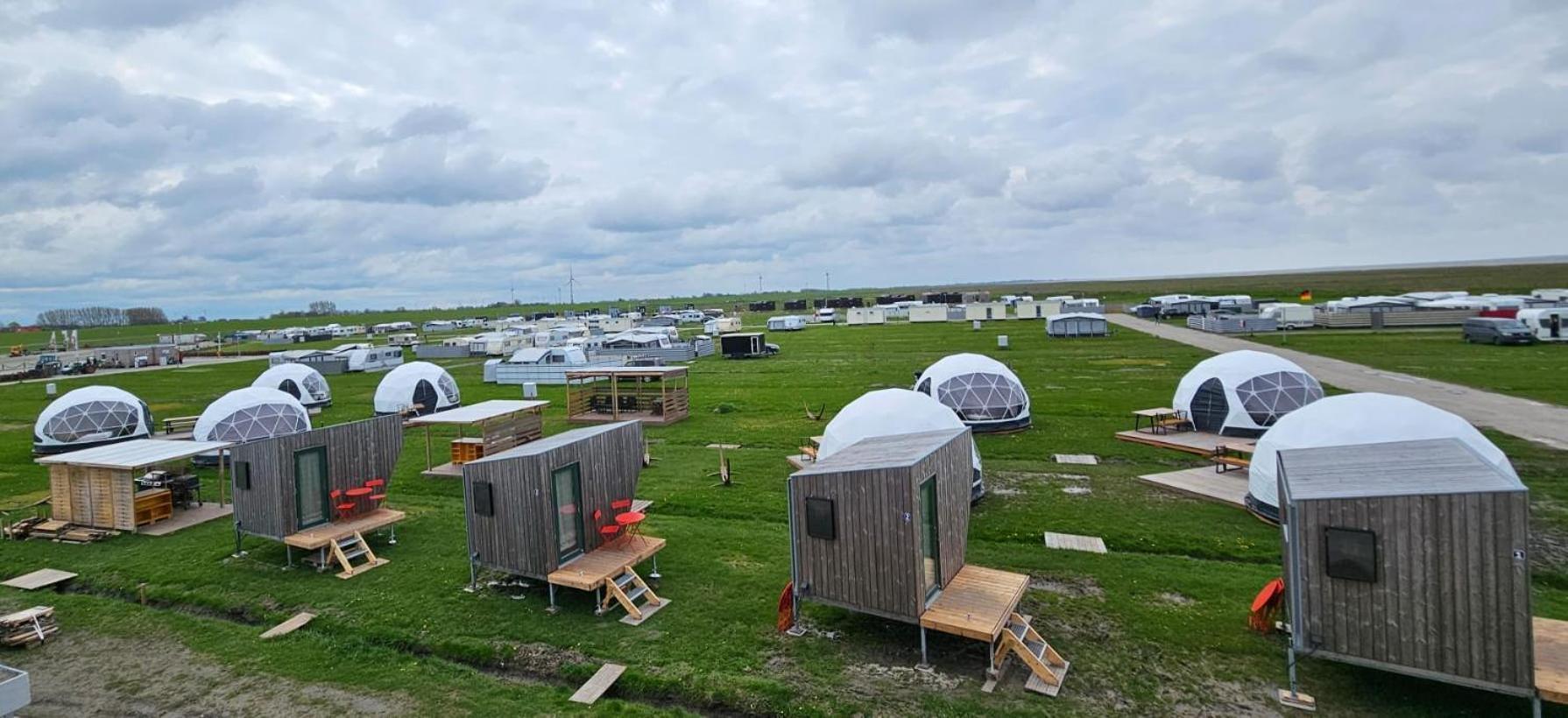 Lodge Camp Harlesiel Direkt Am Wattenmeer 维特蒙德 外观 照片